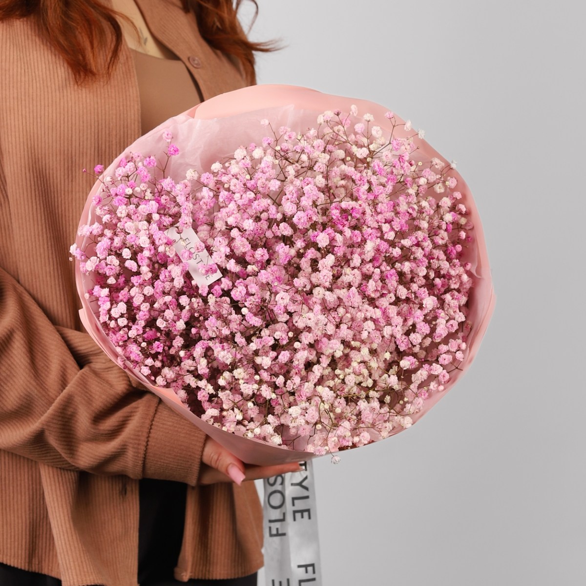 buket rozovoj gipsofily 4